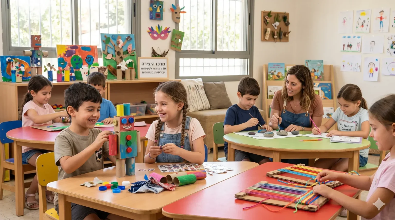 10 רעיונות לפעילויות יצירתיות בצהרונים